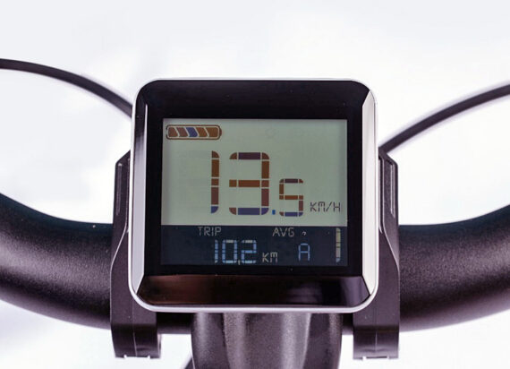 Dettaglio display bike basalt