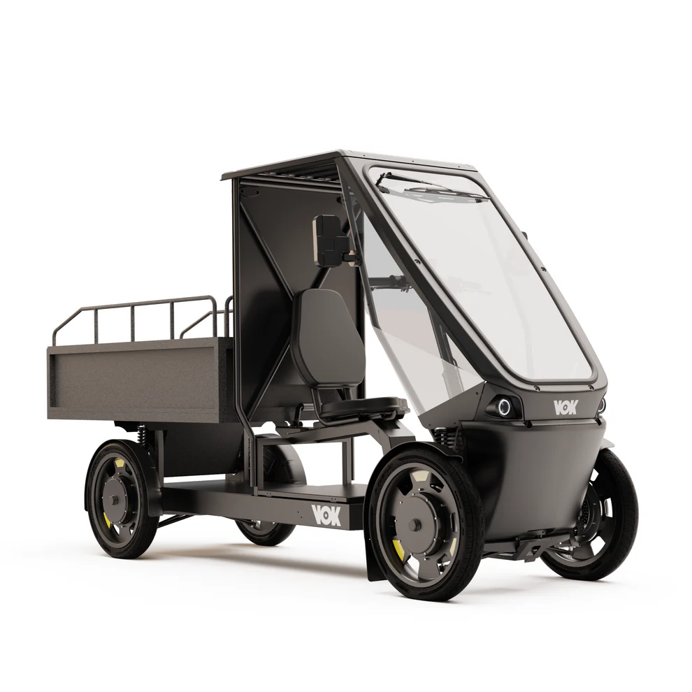 Cargo bike VOK U a trazione integrale da raccolta rifiuti