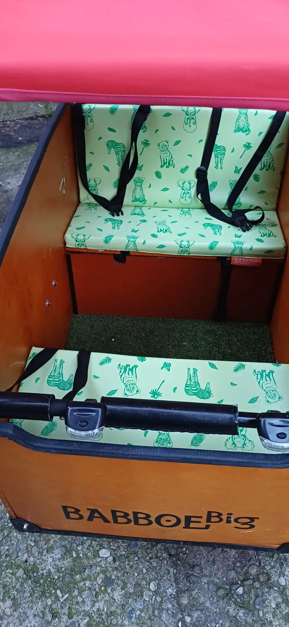 Big usata con accessori per trasporto bimbi