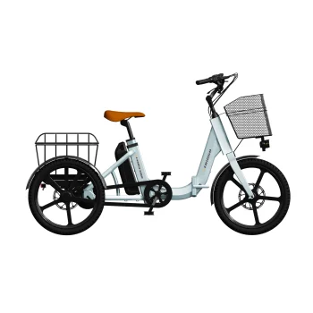 Caboo Triogo azzurro di profilo dal lato destro