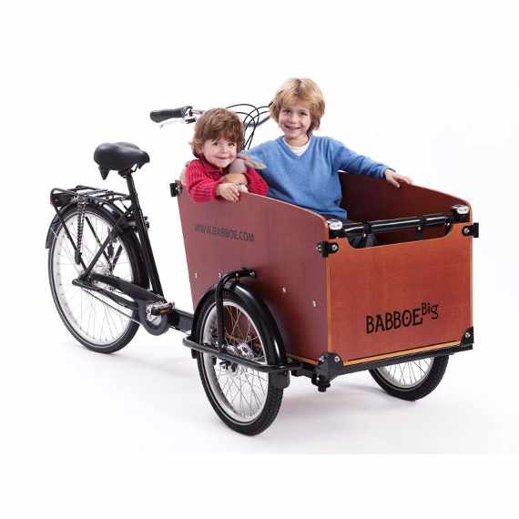 Cargobike Babboe Big con bambini