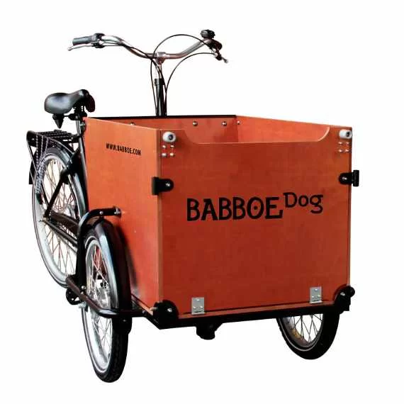 Cargobike Babboe Dog con passerella alzata