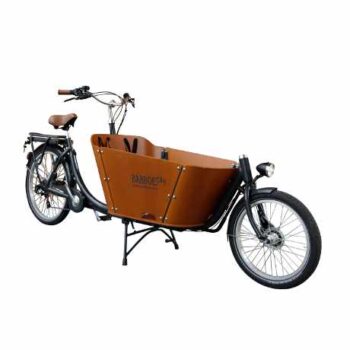 babboe e-city cargo bike elettrica a due ruote da trasporto bambini